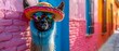 Cool Llama Chilling in Style With Shades and Sombrero. Concept Llama, Cool, Chilling, Style, Shades, Sombrero