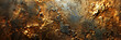 Textured Gold and Rust Abstract Background - Detail of Metal Surface