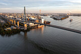 Fototapeta Londyn - Köhlbrand_Bridge