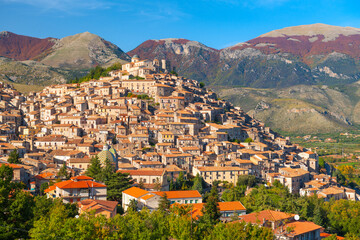 Wall Mural - Morano Calabro, Italy Hilltop Town