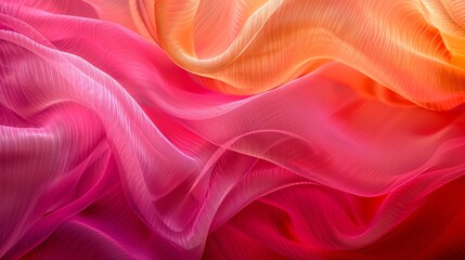 Poster - A close up of a colorful fabric with wavy lines, AI