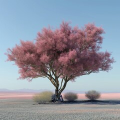 Canvas Print - Tree tamarisk picture