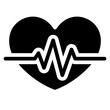 Heart With Heartbeat Icon