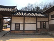 Korean traditional architectural scenery photos