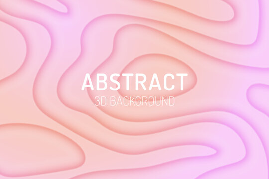 Abstract gradient 3d wallpaper