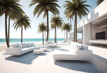 Wall Mural - luxury resort hotel