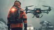 Drone transport improves safety by minimizing the need for human involvement in hazardous environments