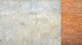 Fototapeta  - old brick wall with cracks texture background