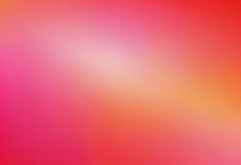 Poster - Abstract gradient red orange and pink soft colorful background