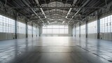 Fototapeta  - big industrial hangar