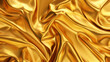 Texture of golden silk / Golden Elegance: Luxurious Silk Fabric Texture
