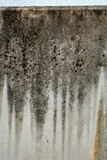 Fototapeta Desenie - Feuchte und verschmutzte Betonwand