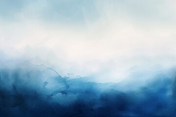 Wall Mural - Abstract gradient smooth Blurred Watercolor Silver Blue background image