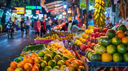 Poster - vegetables on the market