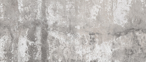 Wall Mural - concrete wall texture, old cement mortar fence as background