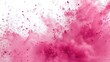 A pink powder cloud floating in the air. Suitable for various creative projects