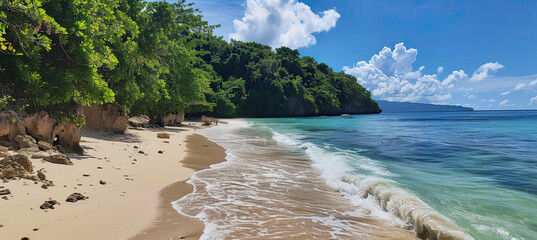 Wall Mural - Sandy beach background