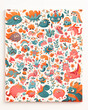 Pattern with cute monsters and flowers