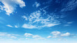 Blue sky with clouds sun daylight summer skyline light landscape