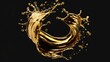 A striking image of a liquid splash on a dark background. Perfect for advertising or design projects