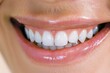 Smile with teeth, generated with AI