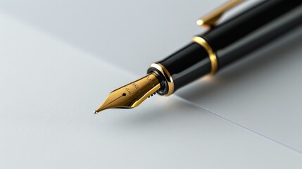 Poster - The Elegant Gold-Nibbed Pen