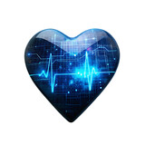 Fototapeta Londyn - heart pulse icon for healthcare technology