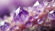 Vibrant Amethyst: Abstract Background of Nature's Gemstone Splendor