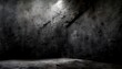 fond d un mur noir texture ciment beton ambiance sombre arriere plan pour conception et creation graphique