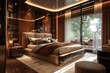 luxury hotel bed room