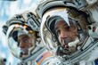 A crew with a strong rivalry between two veteran astronauts vying for leadership