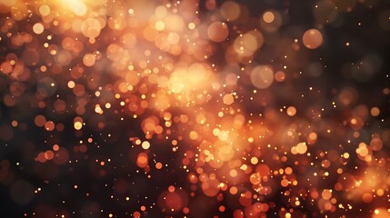 Poster - Generative AI : Fireworks with Abstract bokeh background