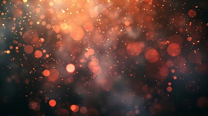 Poster - Generative AI : Fireworks with Abstract bokeh background
