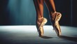 Dancing in the Moonlight: Ballet Slippers Twirling on Stage