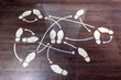 © Bill Keefrey - dance steps painted on floor