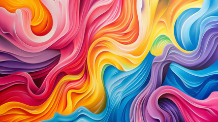 Vibrant street art graffiti captured in a photorealistic abstract painting,