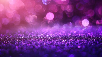 Wall Mural - Backdrop with purple glitter lights
