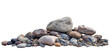 © PixMarket - Heap of pebbles isolated on transparent background