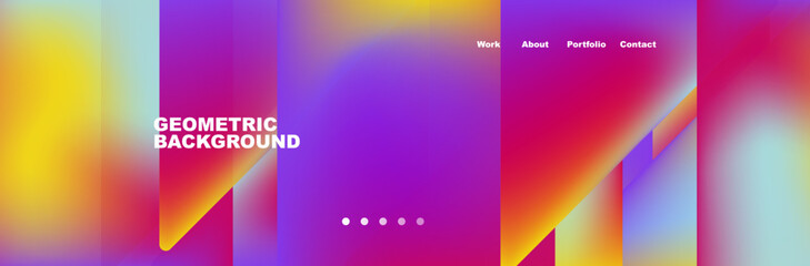 Triangle minimal web site page background design. Vector Illustration For Wallpaper, Banner, Background, Card, Book Illustration, landing page