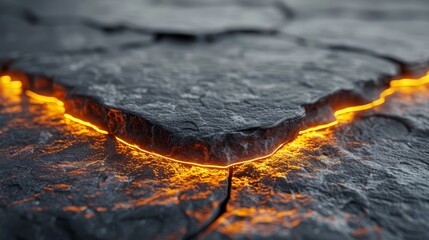 Wall Mural -   A close-up photo shows a metal object with bright yellow flames erupting from its center on top