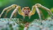 Spider with elongated facial features