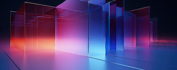 Wall Mural - Digital background for tech, AI, data, audio, graphics, and more
