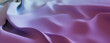 © RocknRoller Studios - Purple and Pale Blue Fabric Wallpaper with Ripples. Multicolored Wavy Surface Texture.