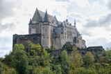 Fototapeta Londyn - The Vianden Castle in Luxembourg