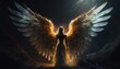 angel wings isolated
