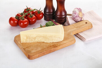 Wall Mural - Piece Italian hard parmesan cheese