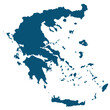 Detailed map of grece