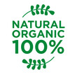 100% organic and natural vegan, food