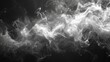 The background of this image is an abstract grey color smoke with a dark background