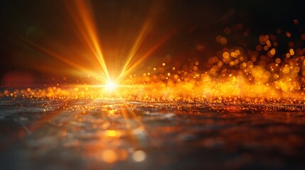 Aufkleber - This is a modern transparent sunlight special lens flare light effect...